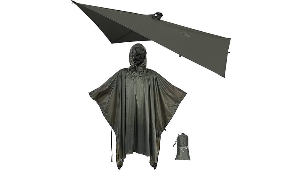 lightweight waterproof silnylon poncho