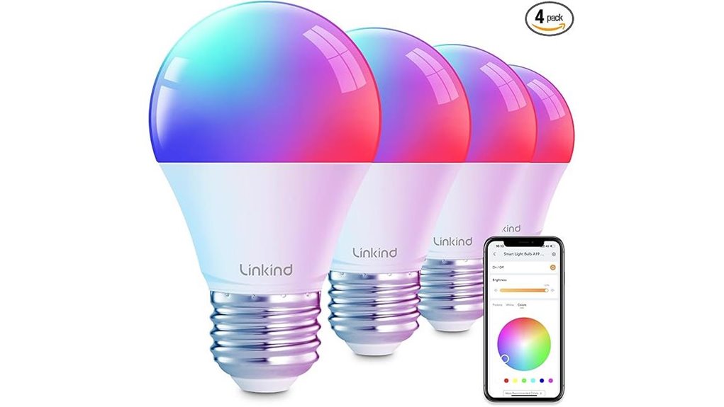 linkind smart a19 color changing bulbs