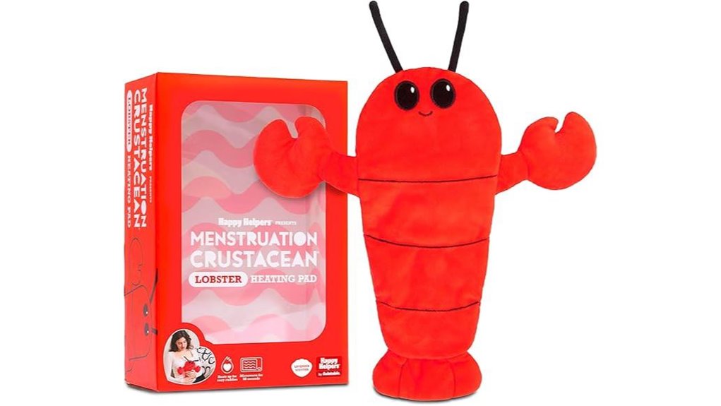 lobster shaped lavender heating pad