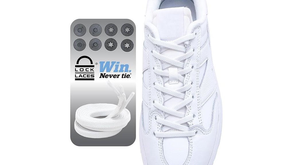 lock laces no tie elastic shoelaces