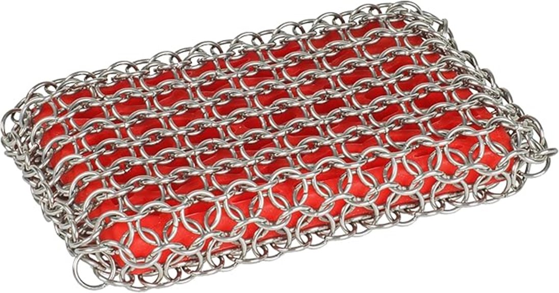 lodge chainmail scrubber castiron