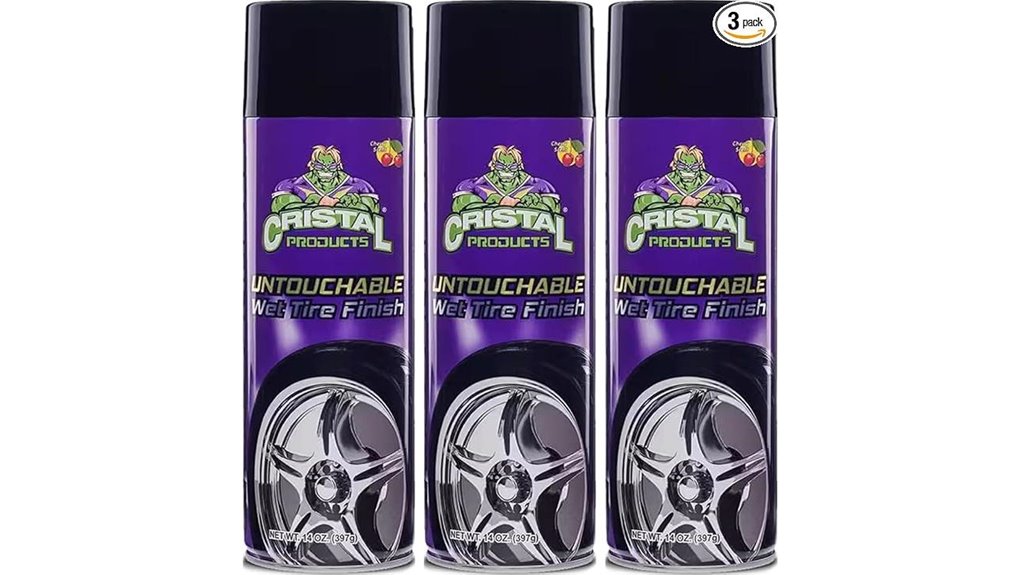 long lasting glossy tire shine