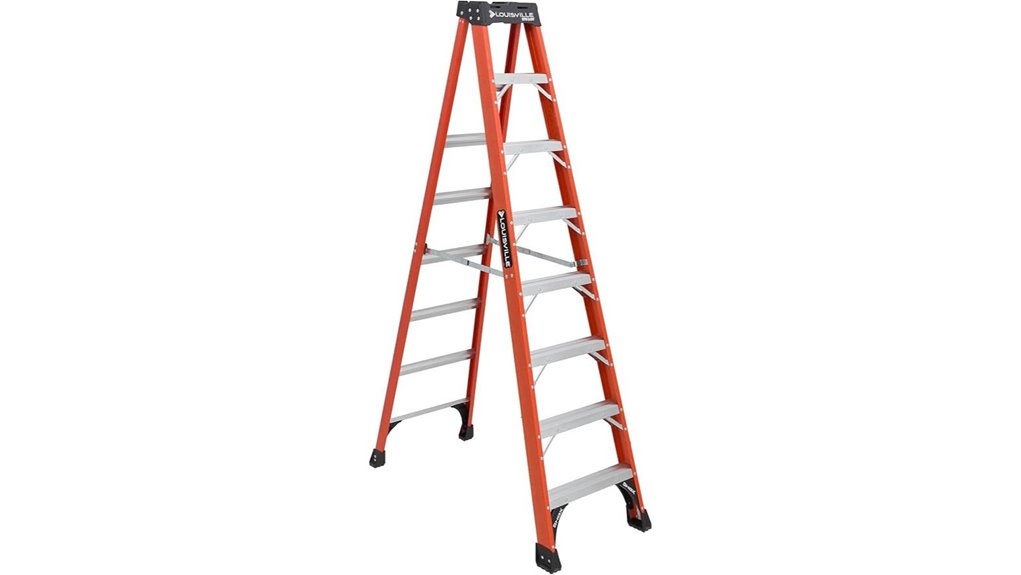 louisville 8 foot fiberglass ladder