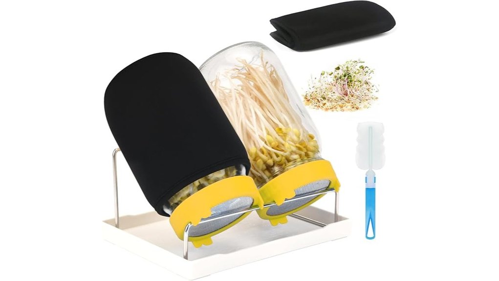 lulonpon two jar sprouting kit