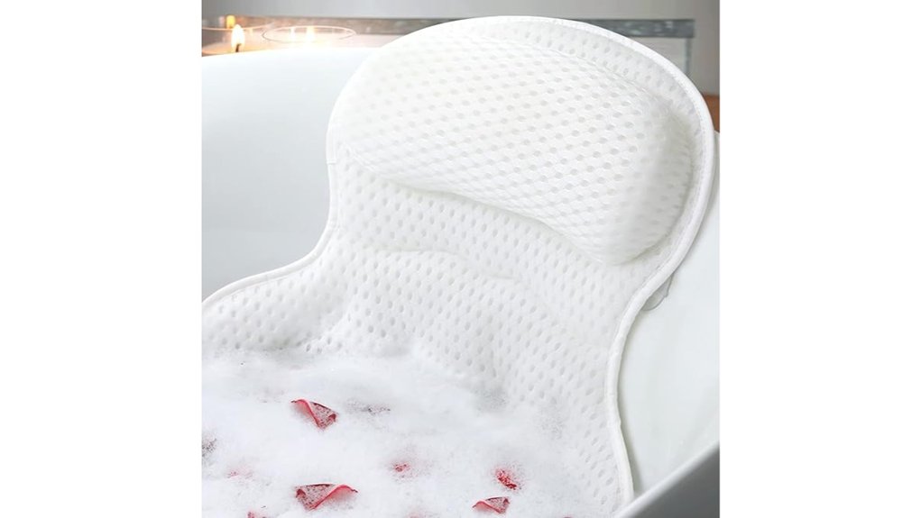 luxury neck and back supportive bathpad
