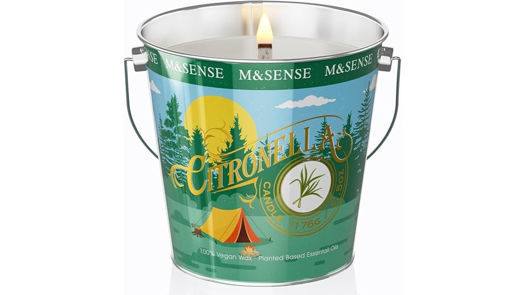 m sense citronella soy candle
