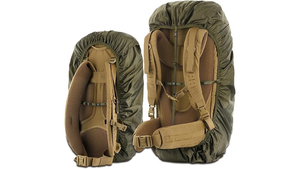 m tac waterproof hiking raincover