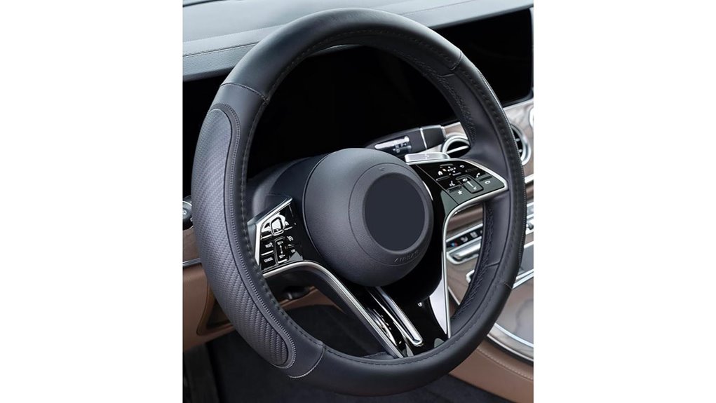 magnelex microfiber leather steering wheel