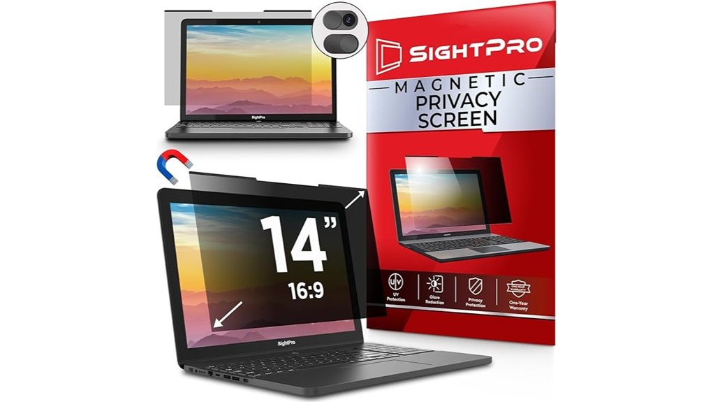 magnetic 14 inch 16 9 privacy