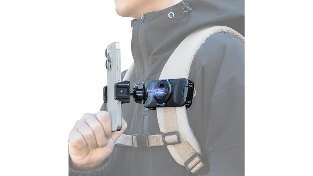 magnetic 360 backpack phone mount