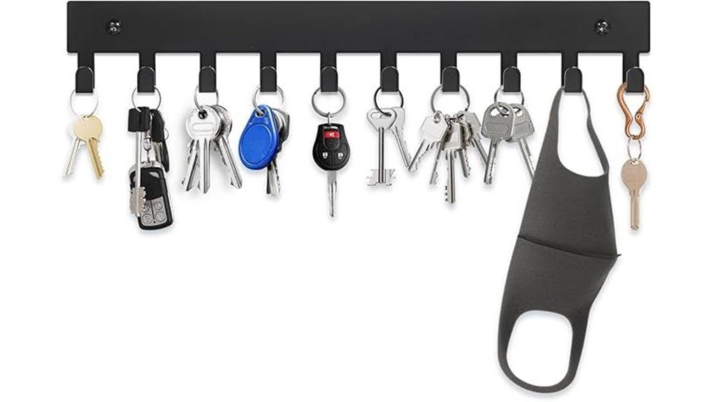 magnetic heavy duty keyholder with ten