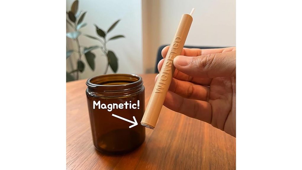magnetic jar candle centering