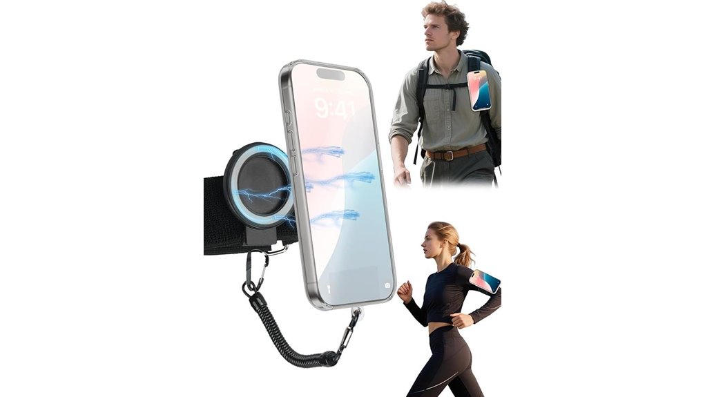 magnetic outdoor belt phone holder