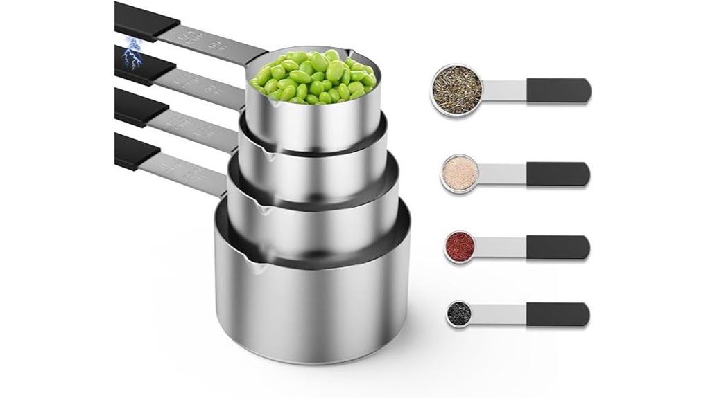 magnetic stackable stainless steel