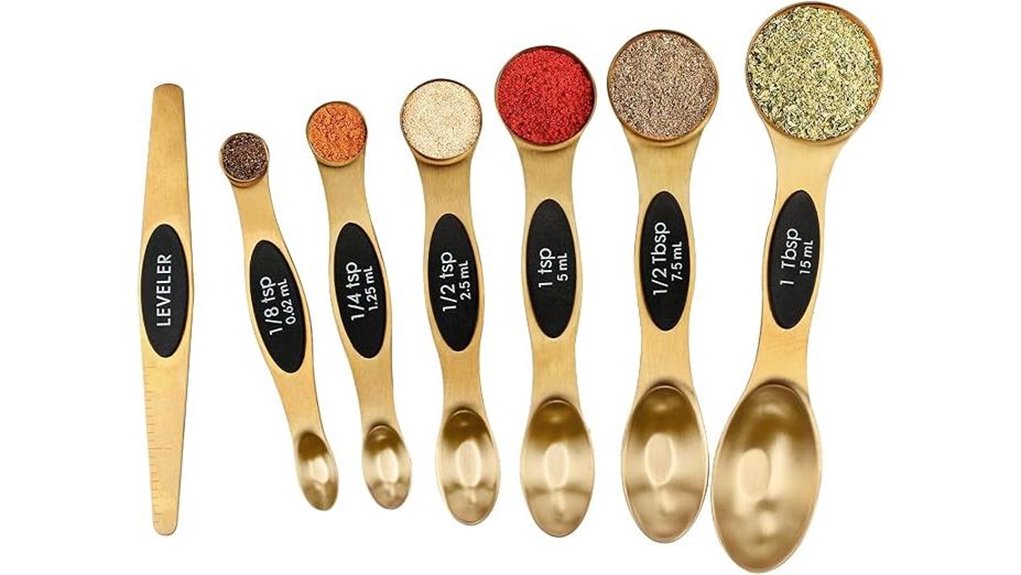 magnetic stainless steel measuring set