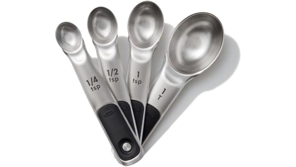 magnetic stainless steel measuring spoons