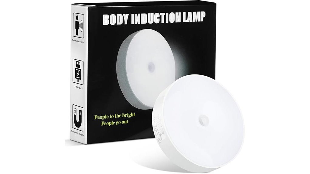 magnetic usb rechargeable motion nightlight