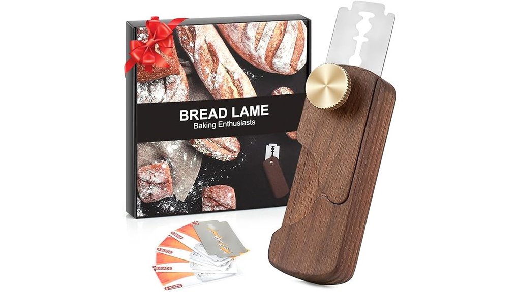 magnetic wooden sourdough lame