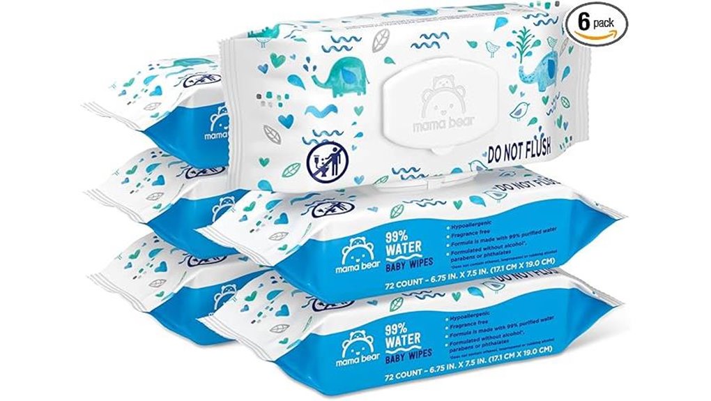 mama bear baby wipes package