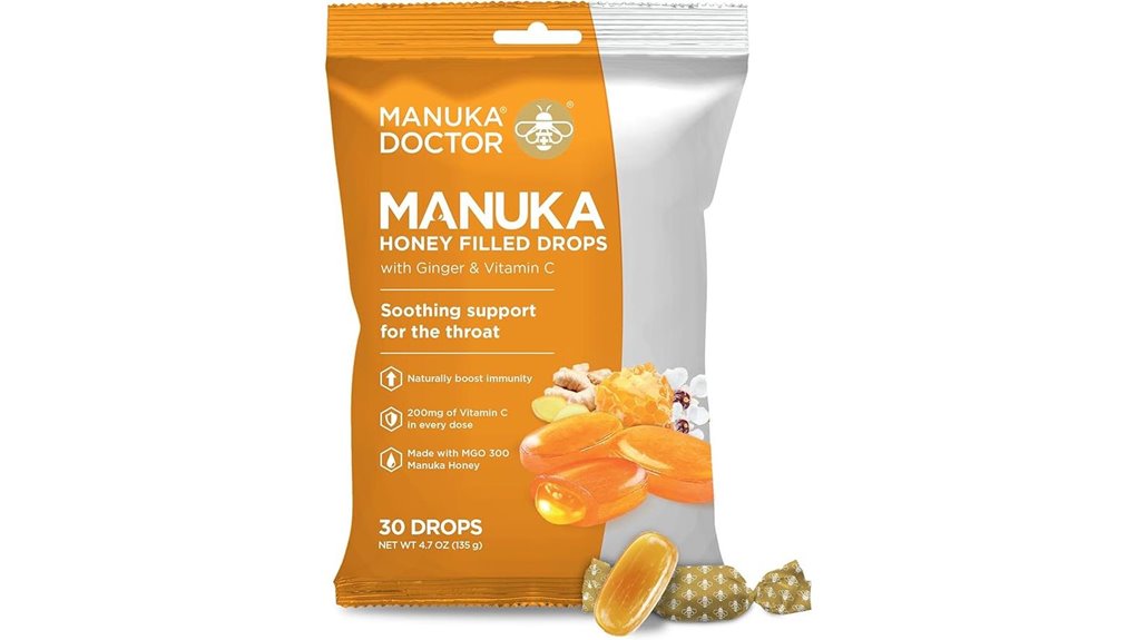 manuka honey ginger coughdrops
