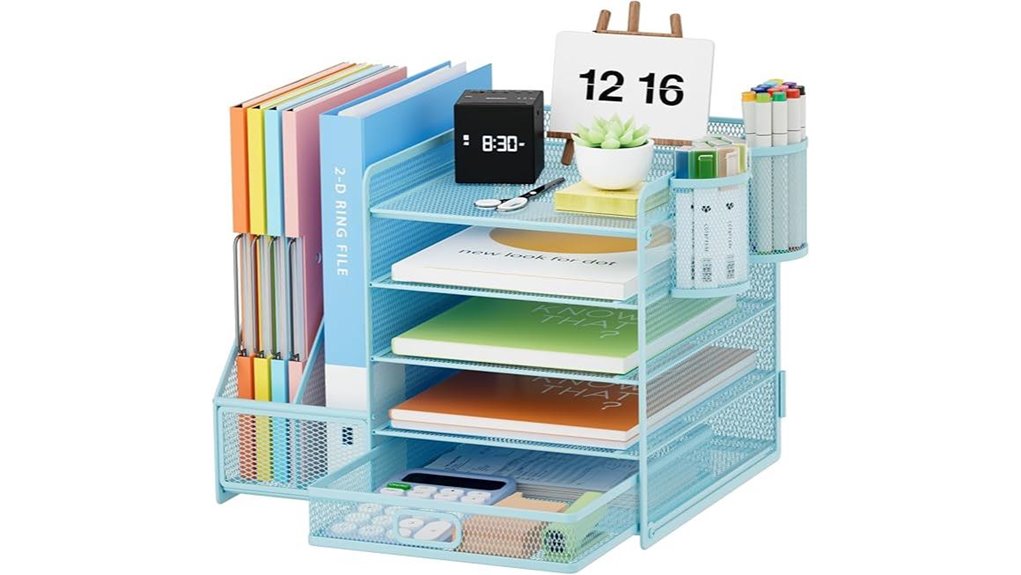 marbrasse five tier mesh organizer