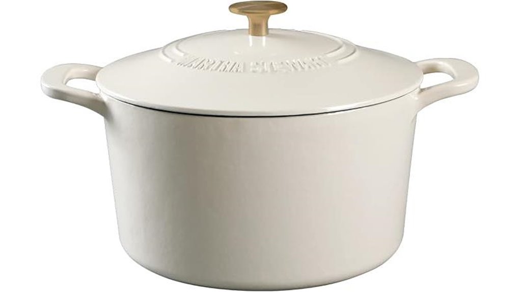 martha stewart enamel cast iron