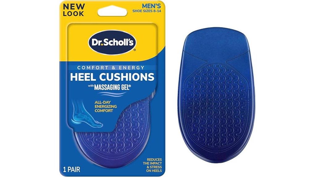 massaging gel heel cushions