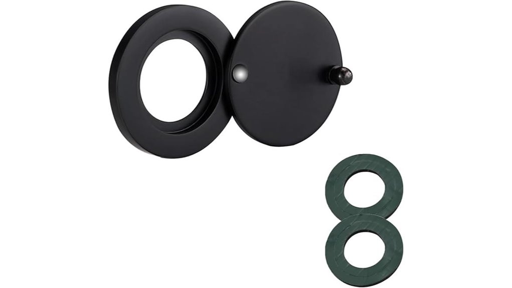 matt black door privacy shield