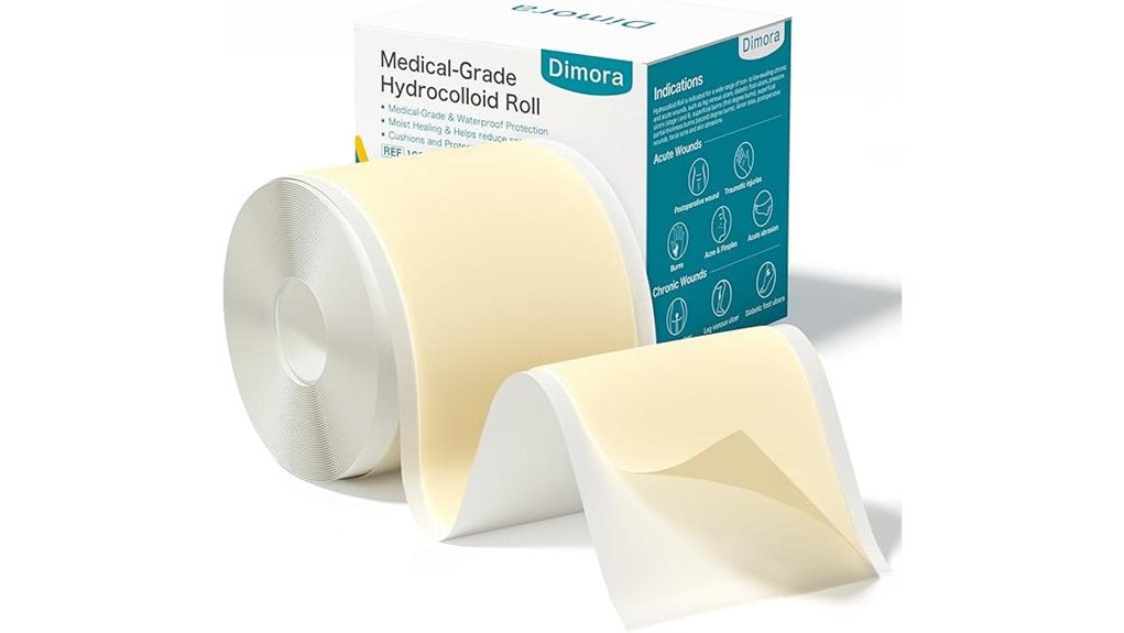 medical grade hydrocolloid bandage roll