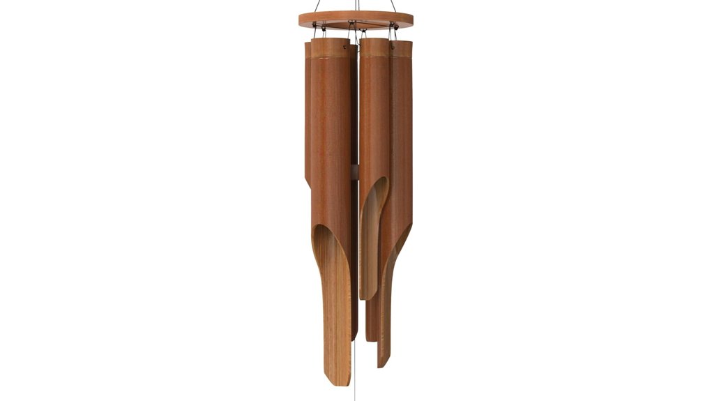 medium handcrafted bamboo wind chimes
