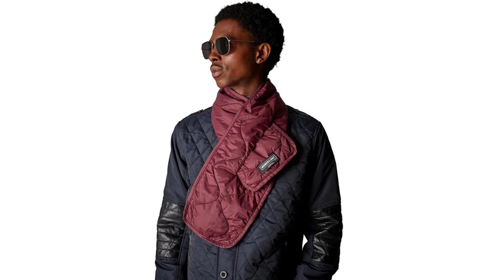 members only quilted scarf