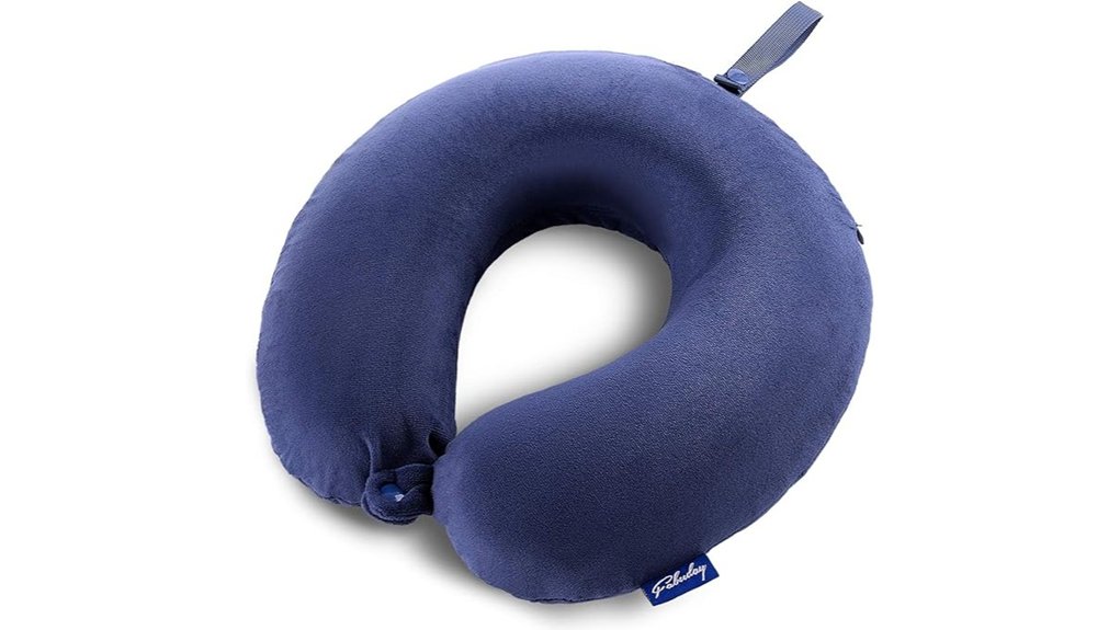 memory foam travel neck pillow