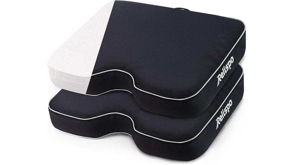 memory foam waterproof bleacher cushion