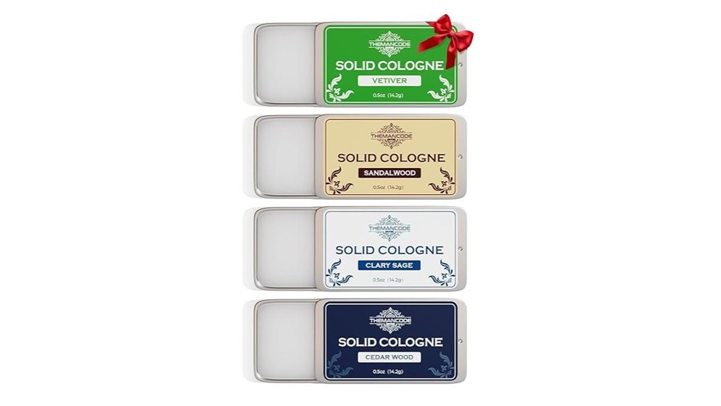 men s 4 pack solid cologne