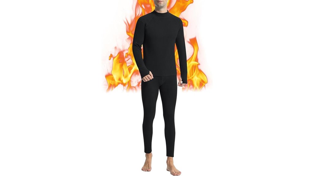 men s fleece lined thermal underwear