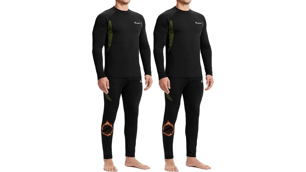 men s fleece lined thermal underwear