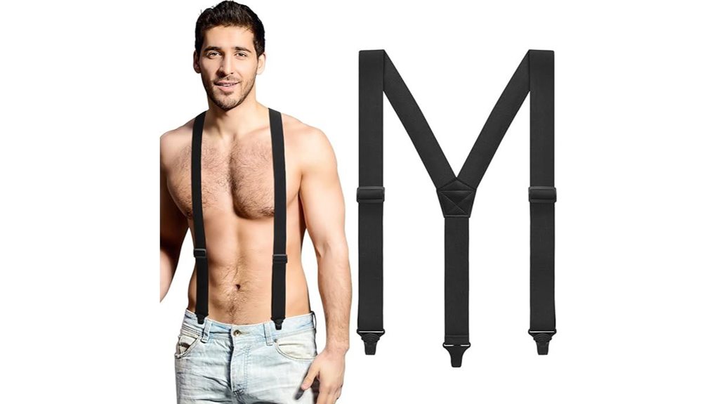 men s hidden y back suspenders