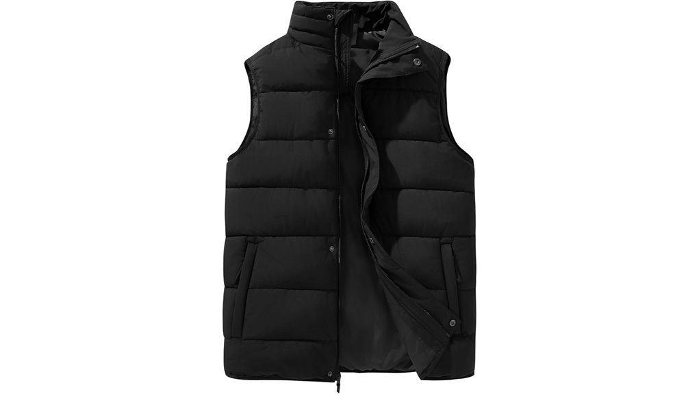 men s insulated quilted puffer vest