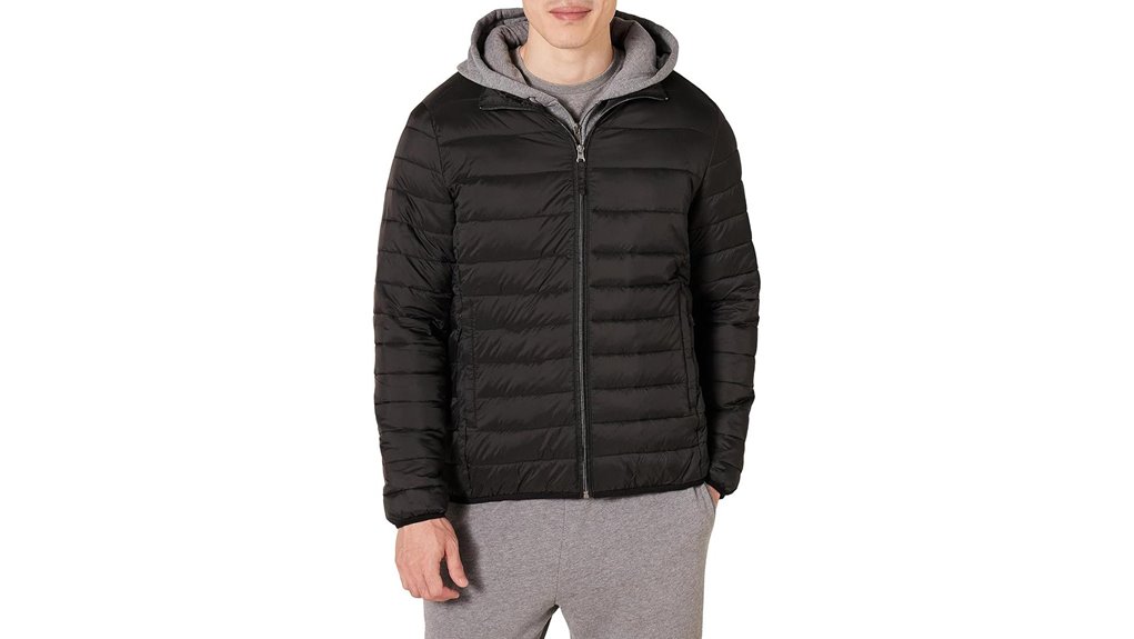 men s lightweight packable water resistant puffer