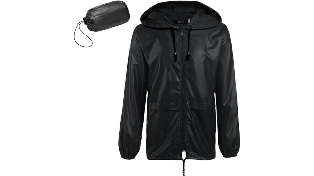 men s packable lightweight waterproof jacket