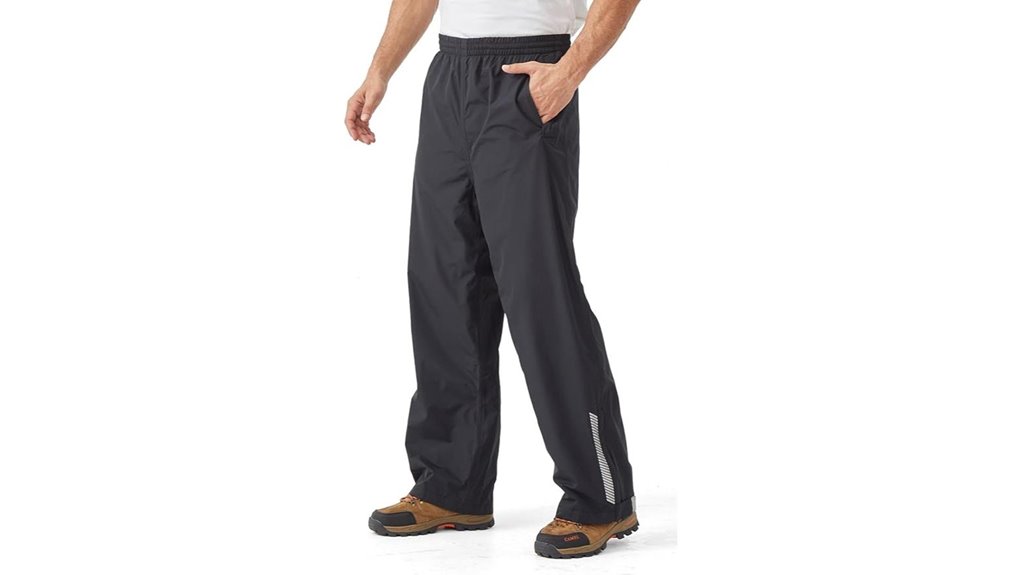 men s packable waterproof windproof overpants