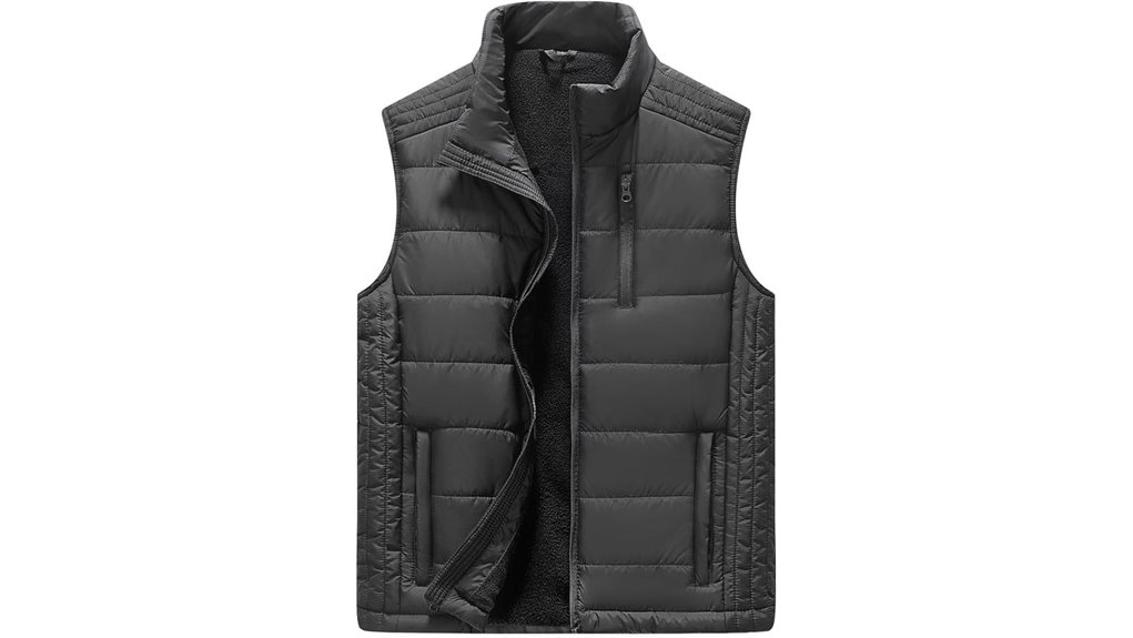 men s quilted puffer vest