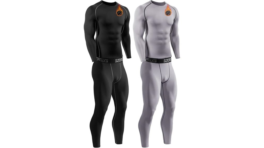 men s thermal compression long johns