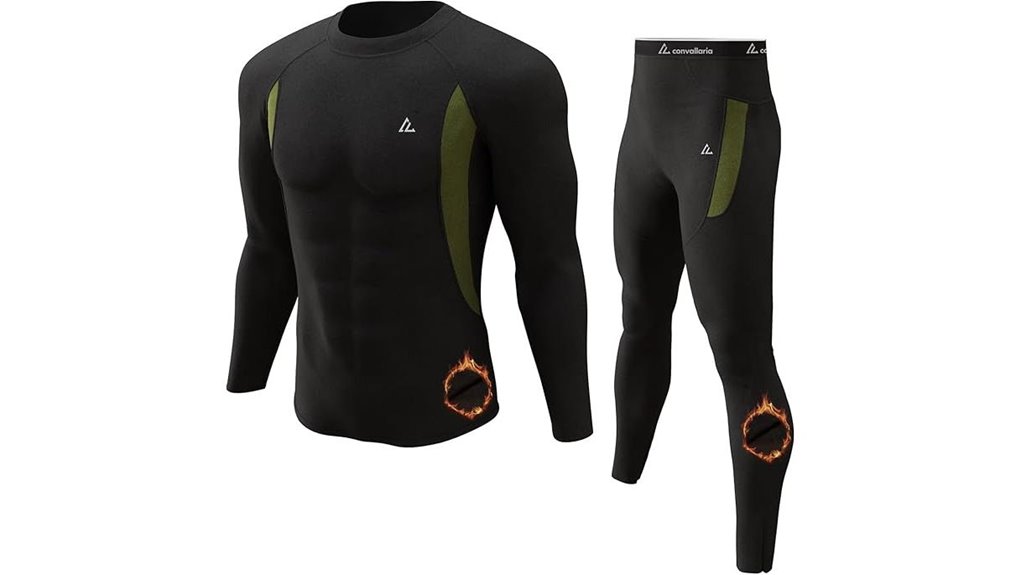 men s thermal long johns set
