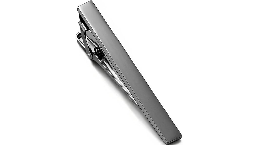 men s tie clips trio colors gold silver gunmetal