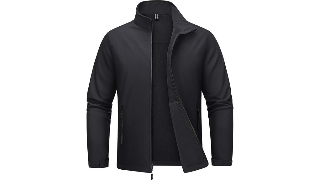 men s waterproof fleece lined softshell