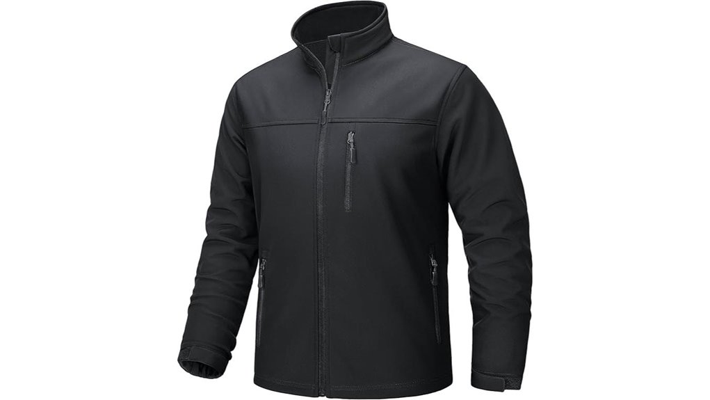 men s waterproof fleece lined softshell