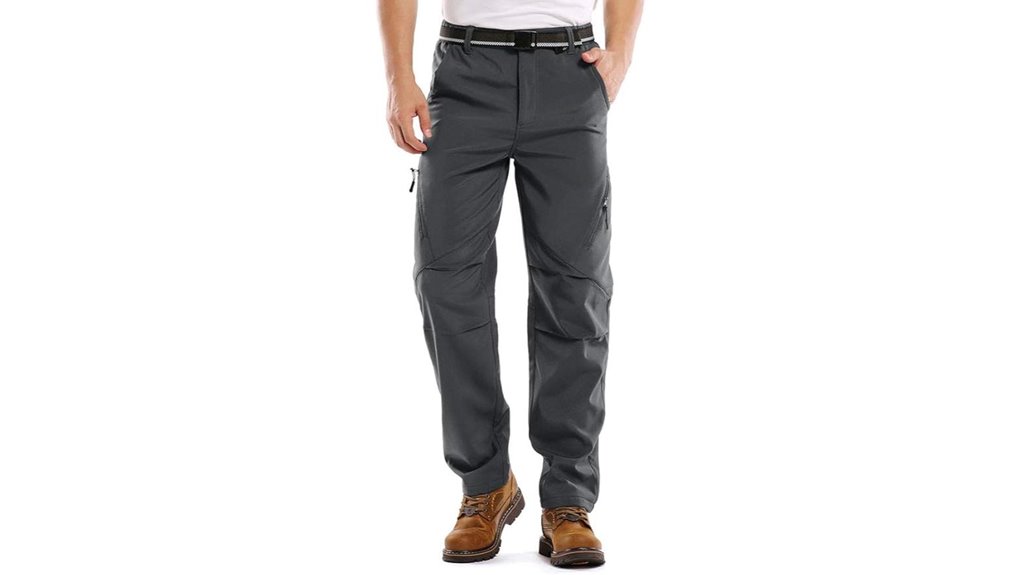 men s waterproof fleece lined winter pants