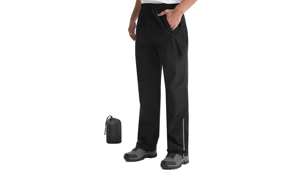 men s waterproof packable rainpants