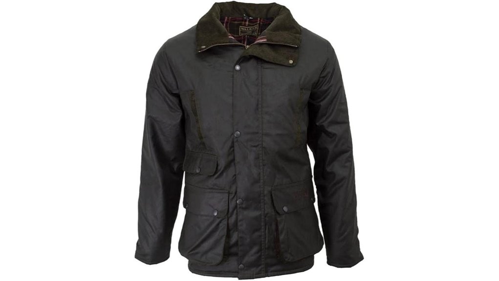 men s wax hawthorn jacket